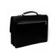 Servieta Lux piele neagra